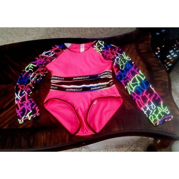 JUSTICE GIRLS WORKOUT OUTFIT - Picture 6 of 6